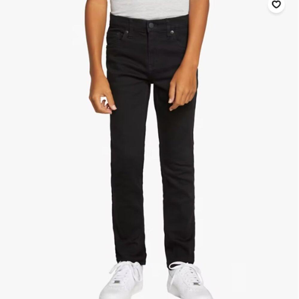 Levi's Boys' 510 Skinny Fit Jeans, Black, Size 16 28x28
